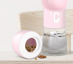 Portable Dog Water Bottle & Food Dispenser for Travel