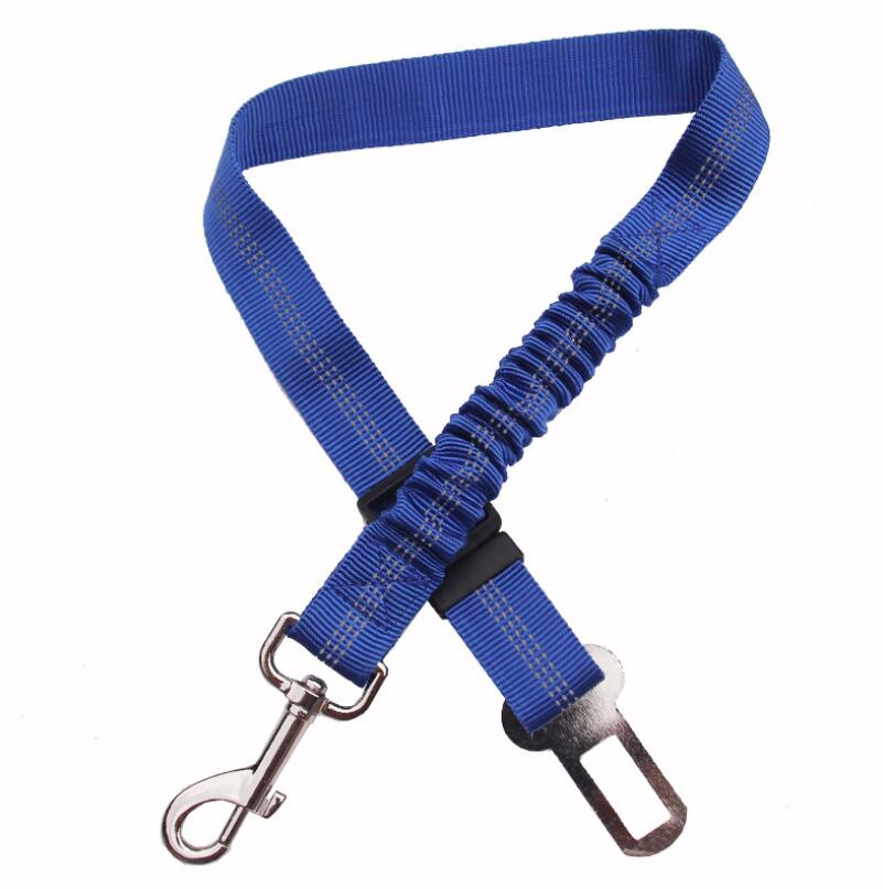 Adjustable Reflective Dog Car Seat Belt Safety Leash