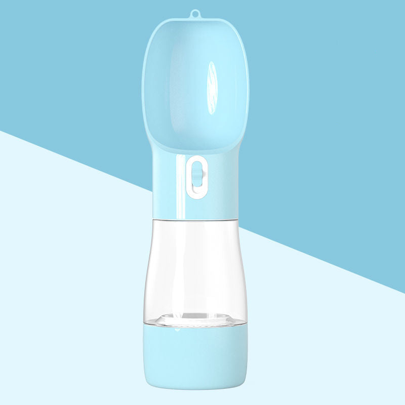Portable Dog Water Bottle & Food Dispenser for Travel