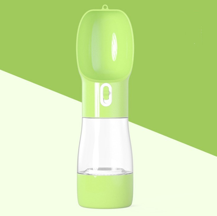Portable Dog Water Bottle & Food Dispenser for Travel
