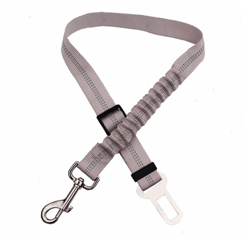 Adjustable Reflective Dog Car Seat Belt Safety Leash