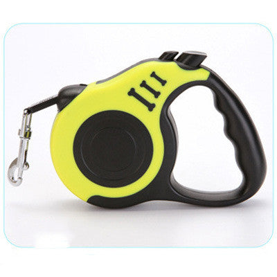 Automatic Retractable Dog Leash with One-Button Lock