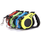 Automatic Retractable Dog Leash with One-Button Lock