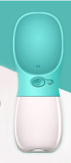 Portable Dog Water Bottle & Food Dispenser for Travel