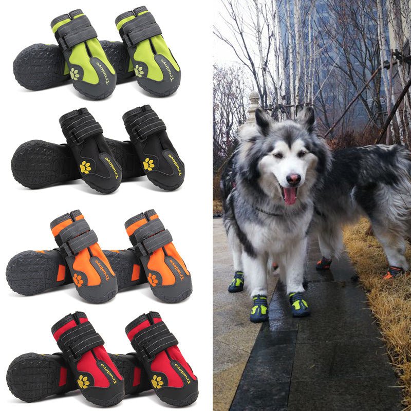 Waterproof Non-Slip Dog Shoes for Large Dogs