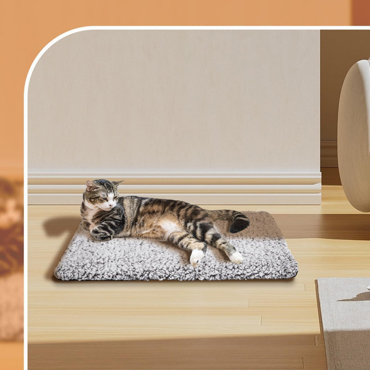 Heat Storage Waterproof Pet Heating Mat for Cats & Dogs