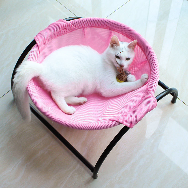 Breathable Elevated Pet Hammock Bed for Cats & Small Dogs
