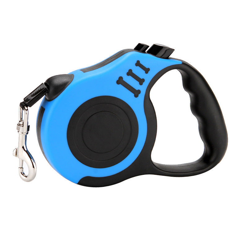Automatic Retractable Dog Leash with One-Button Lock
